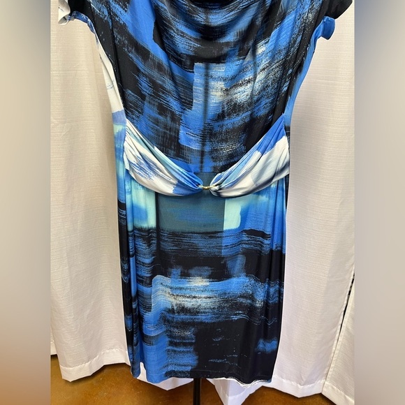 Escada blue watercolor design | size 42 or Large - Picture 3 of 8